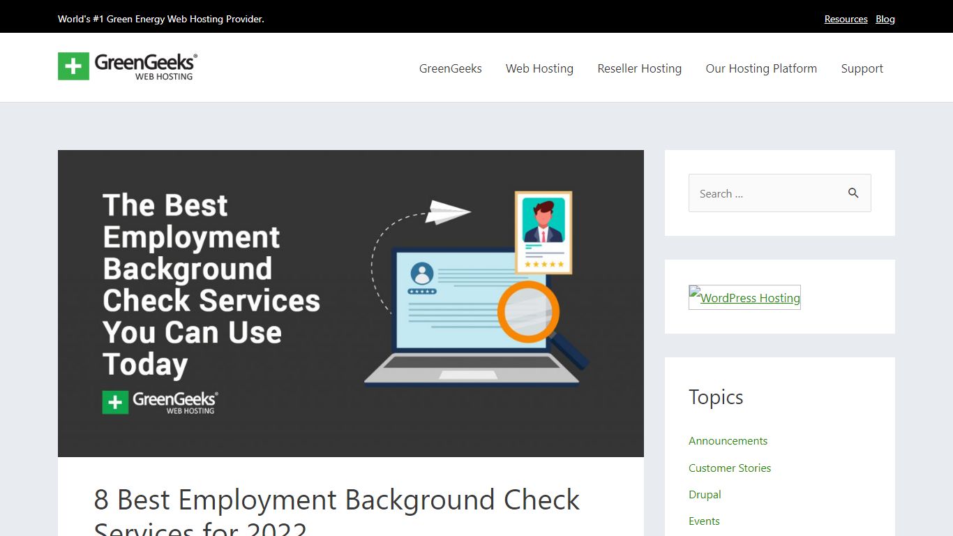 8 Best Employment Background Check Services for 2022 - GreenGeeks Blog